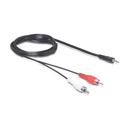 Audio Klinke 3,5mm-> 2xCinch 5m