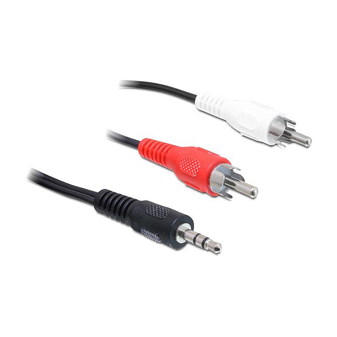 Audio Klinke 3,5mm-> 2xCinch 5m