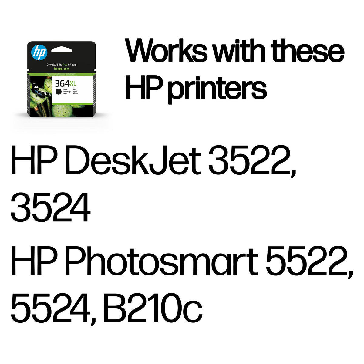 HP Tinte 364XL CN684EE Schwarz