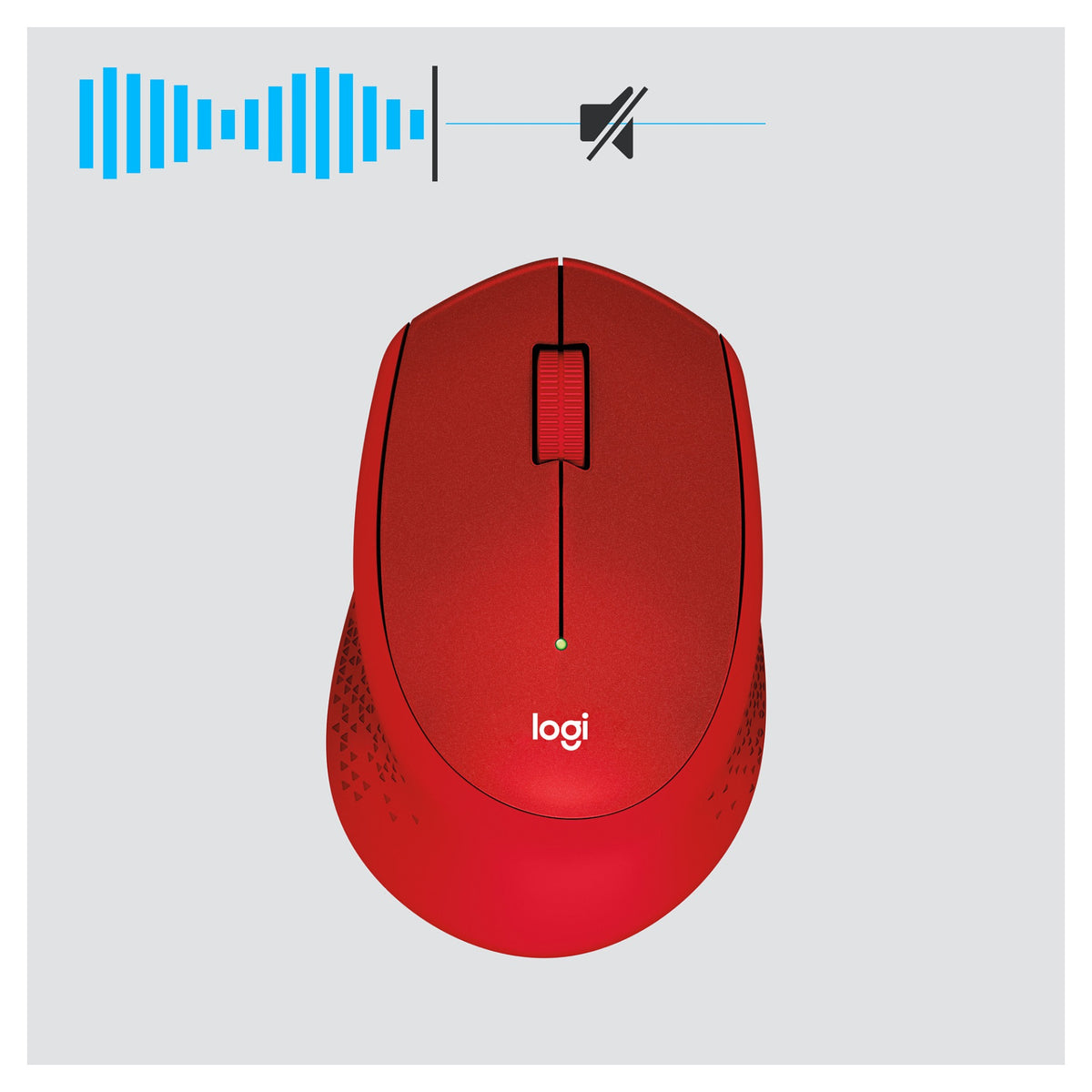 Logitech M330 Silent Plus wireless Rot