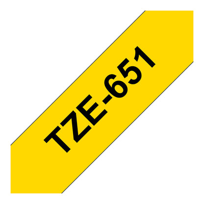 Brother 24mm TZ-651 Farbband gelb