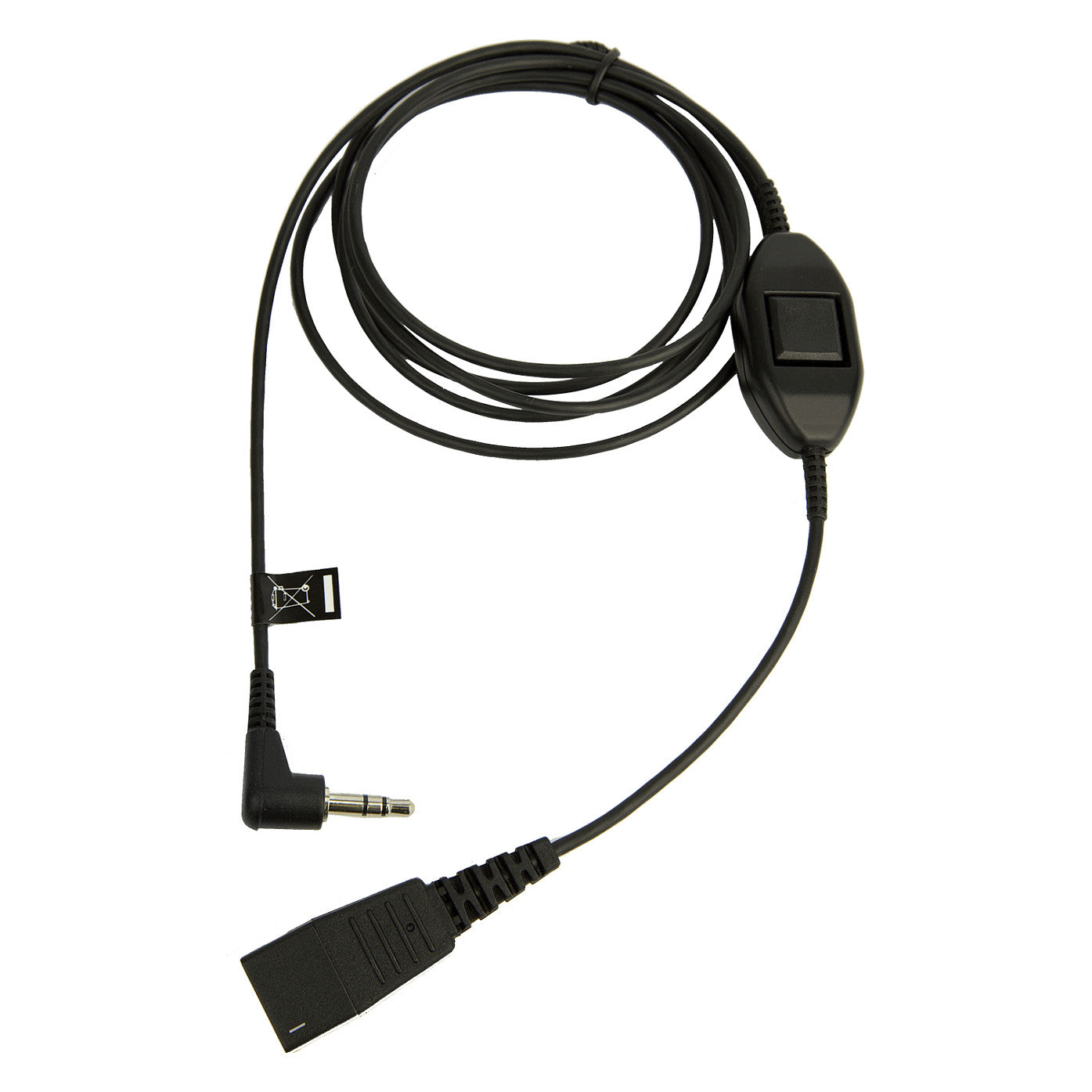 Jabra Anschlusskabel QD auf 3.5mm KLinke glatt 1.5m