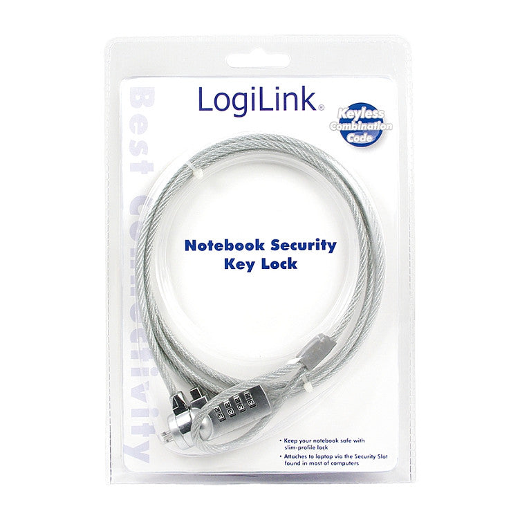 LogiLink Notebook Diebstahlsicherung mit Zahlenschloss