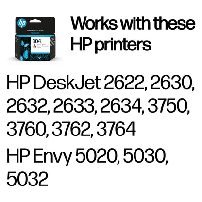 HP Tinte 304 N9K05AE Color (Cyan/Magenta/Gelb)
