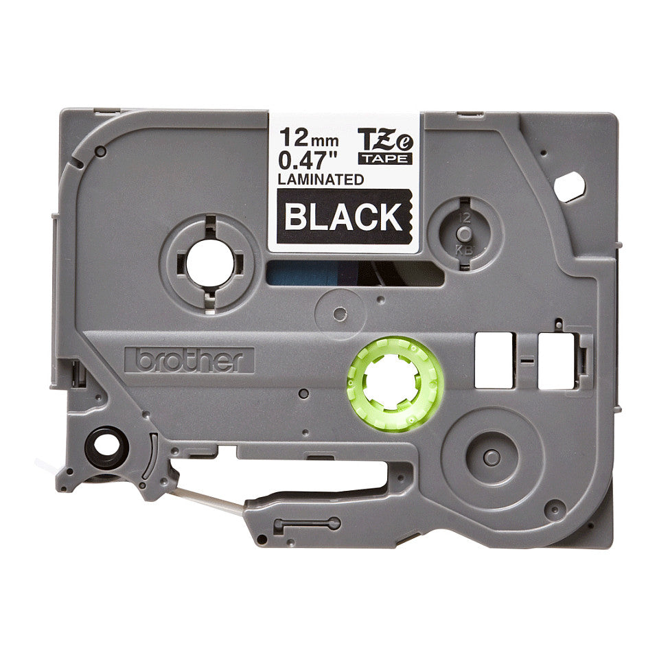 Brother TZE-335 LAMINATED TAPE 12mm weiß/schwar