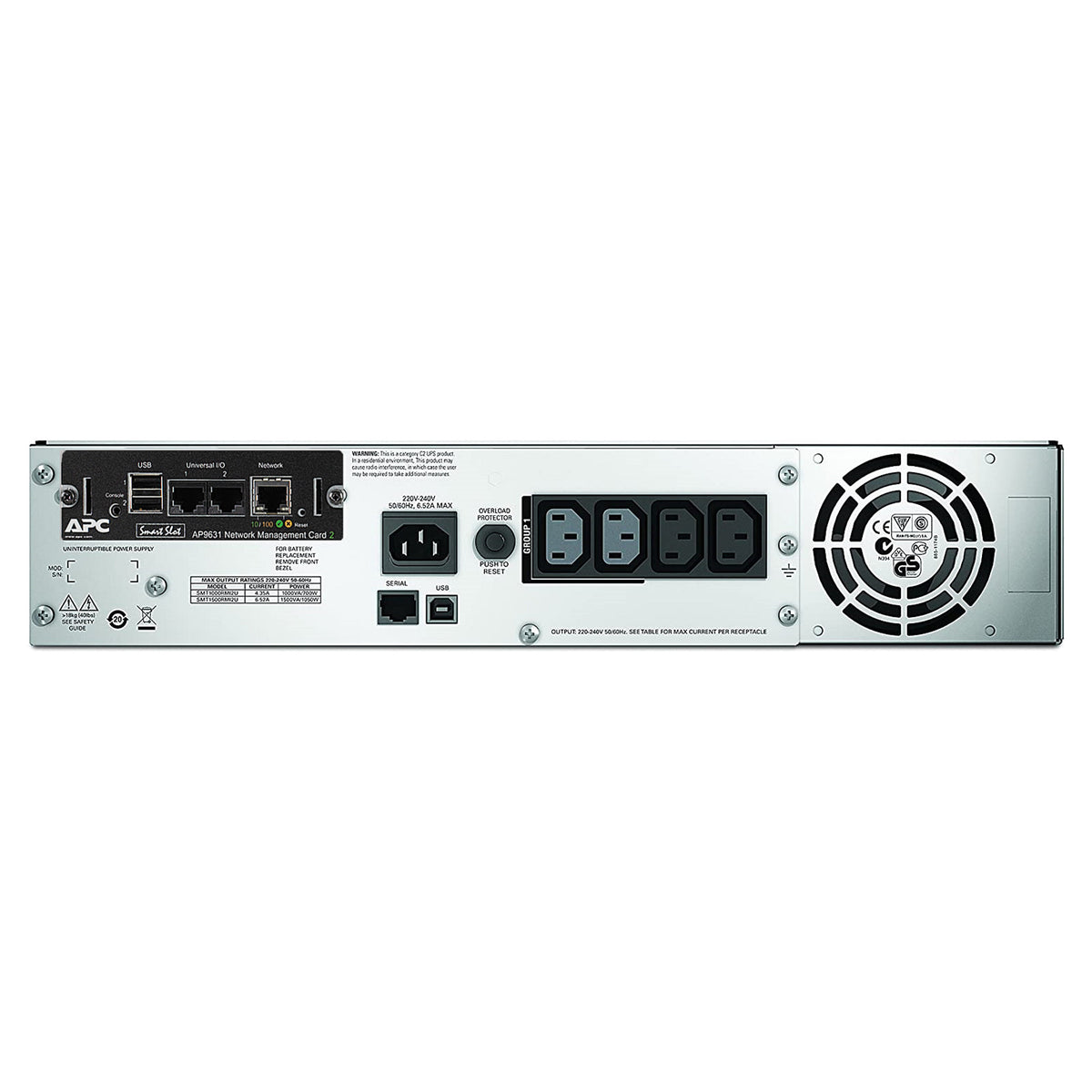APC Smart-UPS SMT1500RMI2UNC inkl. AP9631