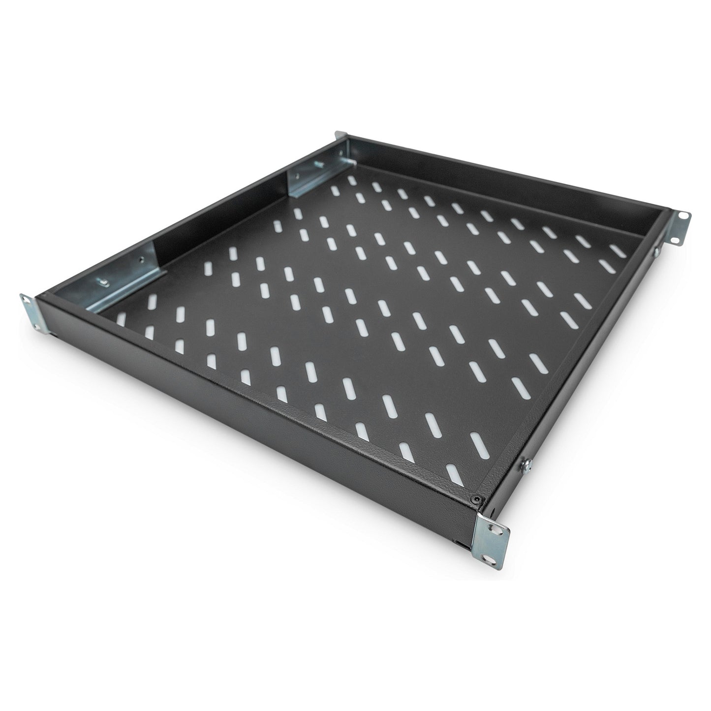 DIGITUS Fachboden 1HE 44x482x500-780mm bis 50kg schwarz vari