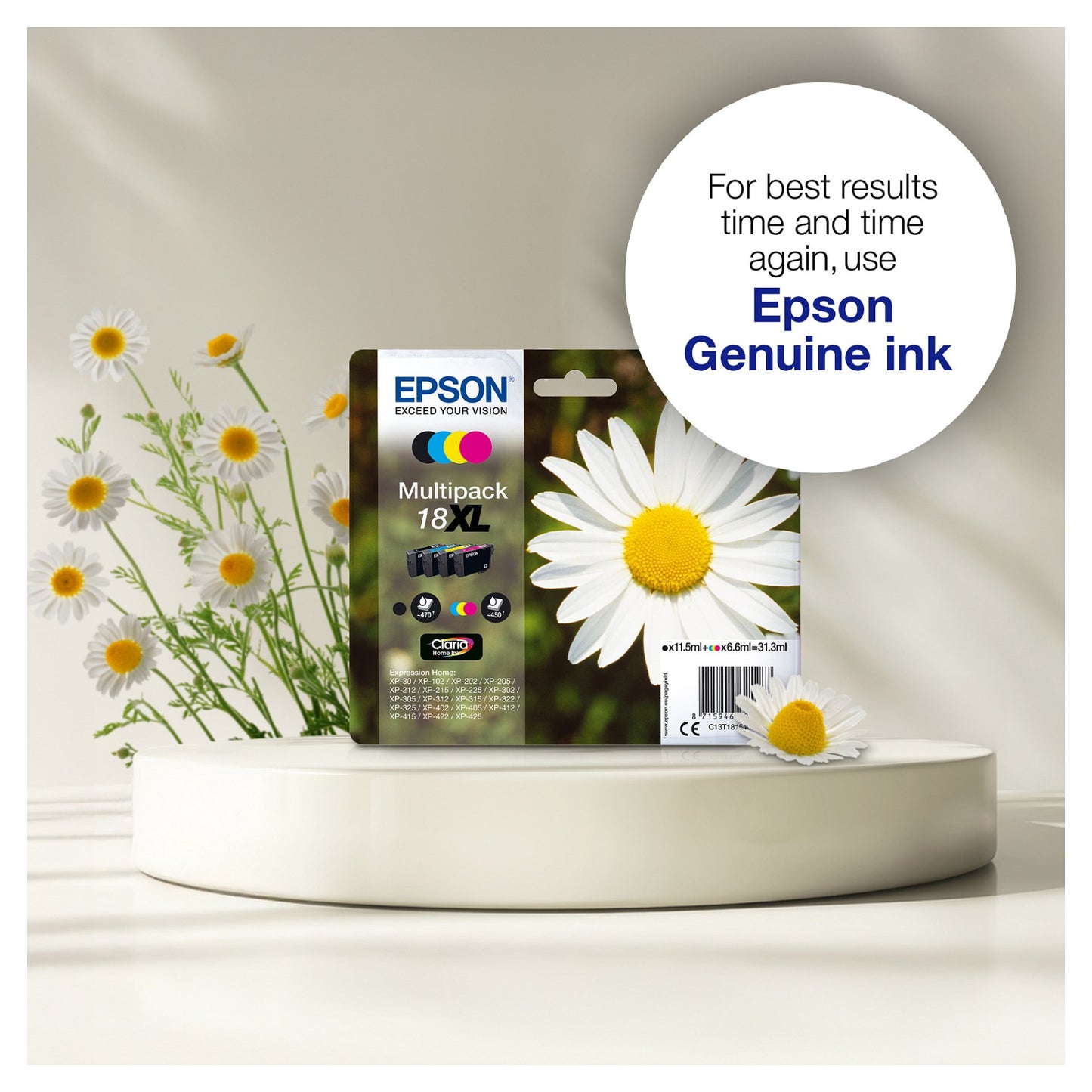 Epson Tinte 18 black XL T1811
