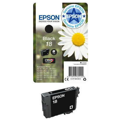 Epson Tinte 18 black XL T1811