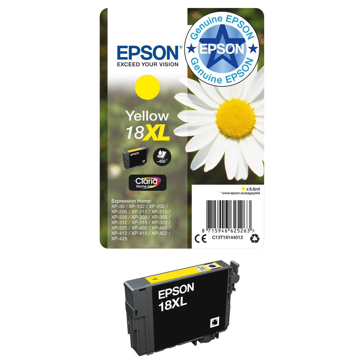 Epson Tinte 18 black XL T1811