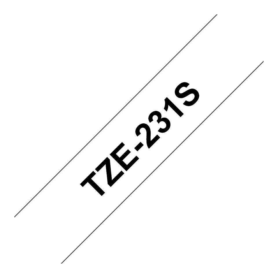 Brother Schriftband TZe-231S 12mm laminiert