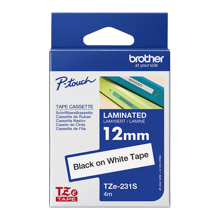 Brother Schriftband TZe-231S 12mm laminiert