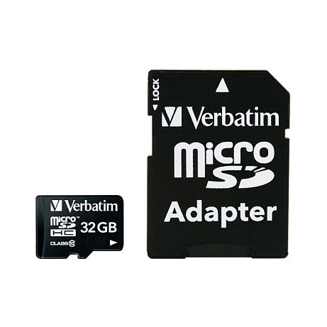 CARD 32GB Verbatim Premium MicroHC 90MB/s +Adapter