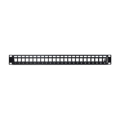 Patchpanel Delock 1HE 24 Keystone Ports