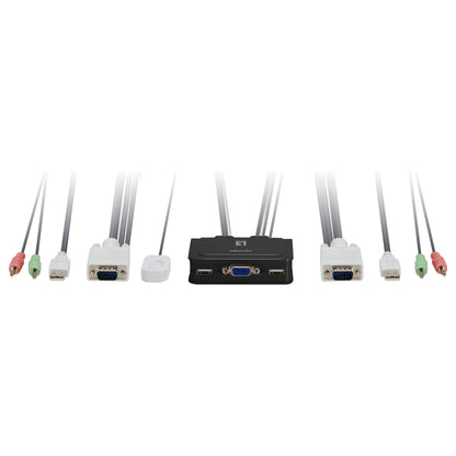 KVM Switch USB 2x Level One Audio