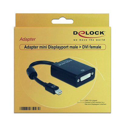 Adapter mini DisplayPort > DVI (ST-BU) DeLOCK Black