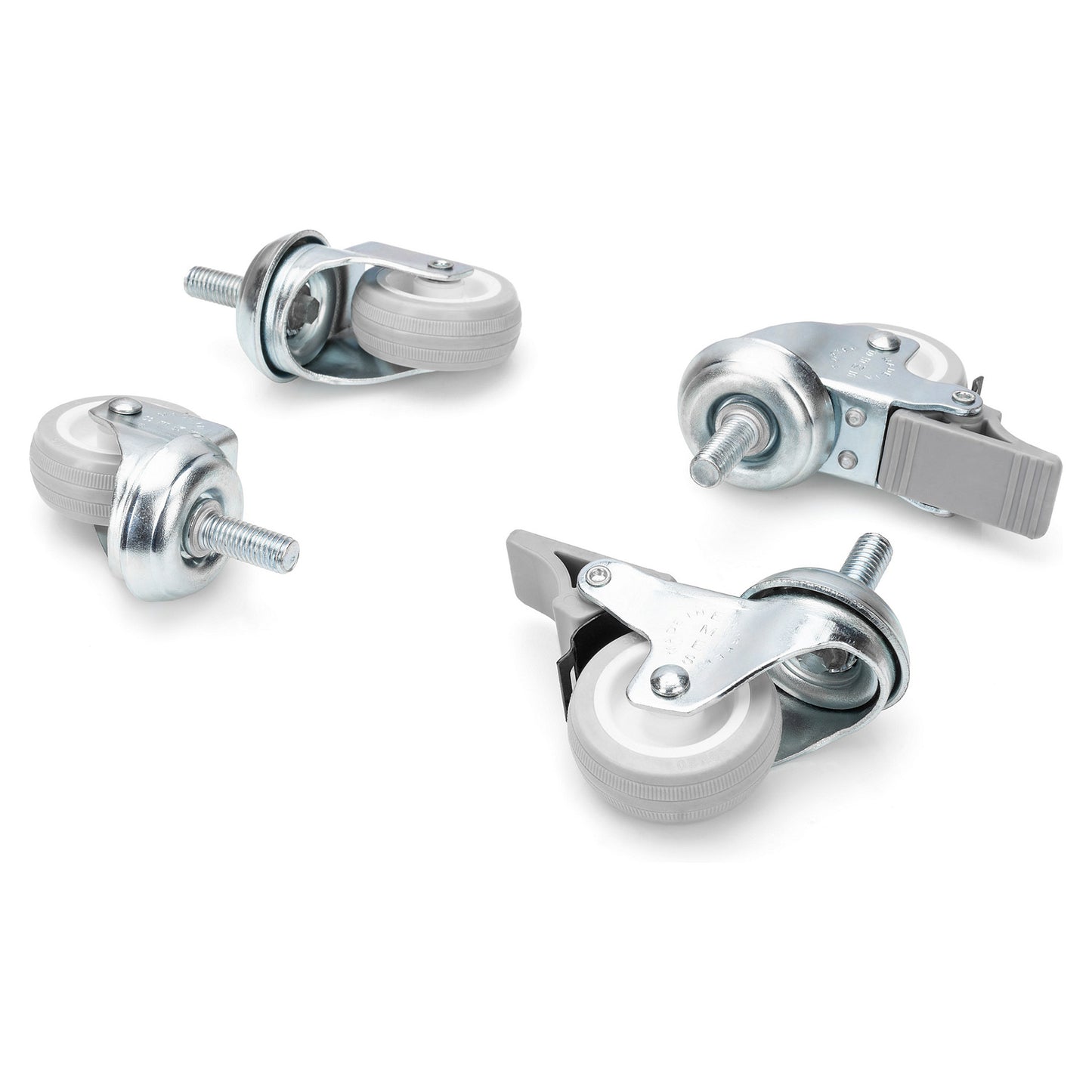 DIGITUS Laufrollen 4x Rollen 2x feststellbar 250kg pro Rolle