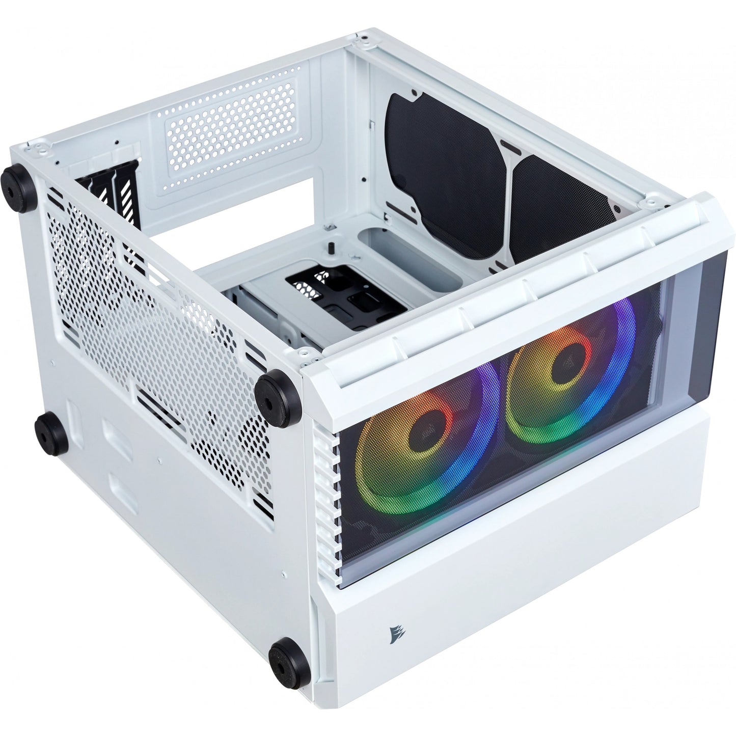 MIDI Corsair Crystal Series 280X RGB weiß. Glasfenster