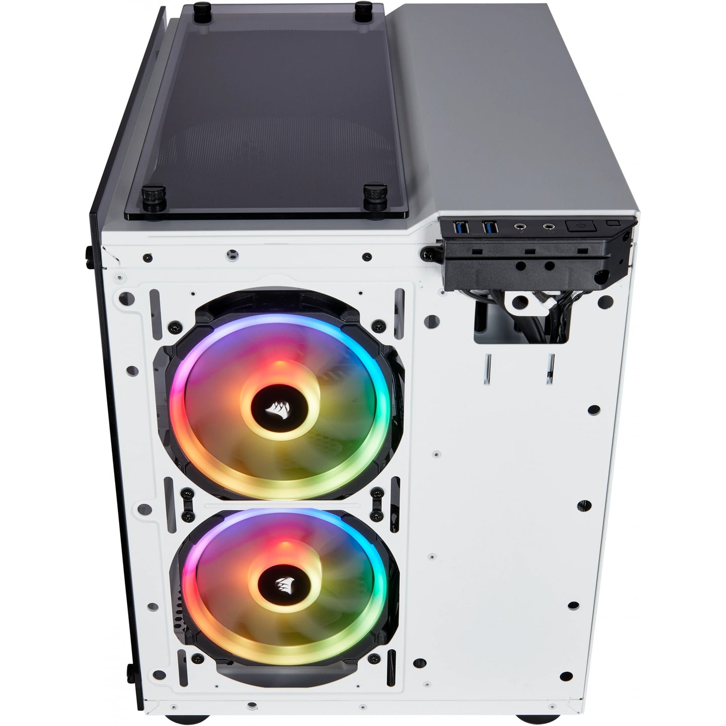 MIDI Corsair Crystal Series 280X RGB weiß. Glasfenster