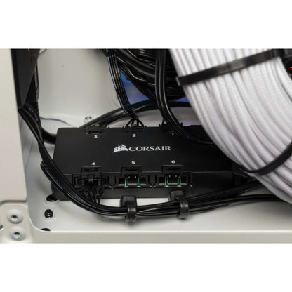 MIDI Corsair Crystal Series 280X RGB weiß. Glasfenster