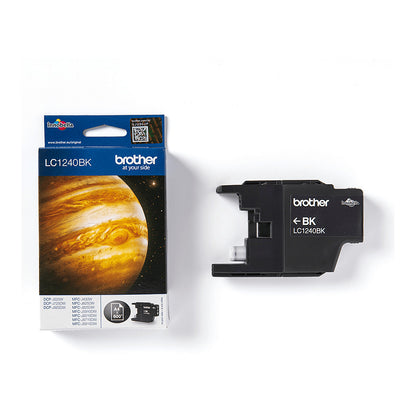 Brother Tinte LC-1240BK Schwarz bis zu 600 Seiten nach ISO/IEC 24711