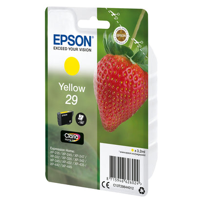 Epson Tinte 29 C13T29844012 Gelb bis zu 180 Seiten