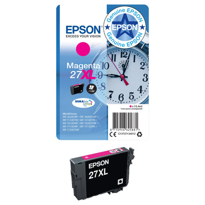 Epson Tinte 27XL C13T27154012 3er Multipack (CMY) bis zu 1.100 Seiten
