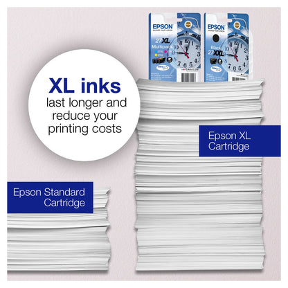 Epson Tinte 27XL C13T27154012 3er Multipack (CMY) bis zu 1.100 Seiten