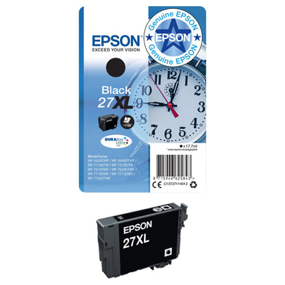 Epson Tinte 27XL C13T27154012 3er Multipack (CMY) bis zu 1.100 Seiten
