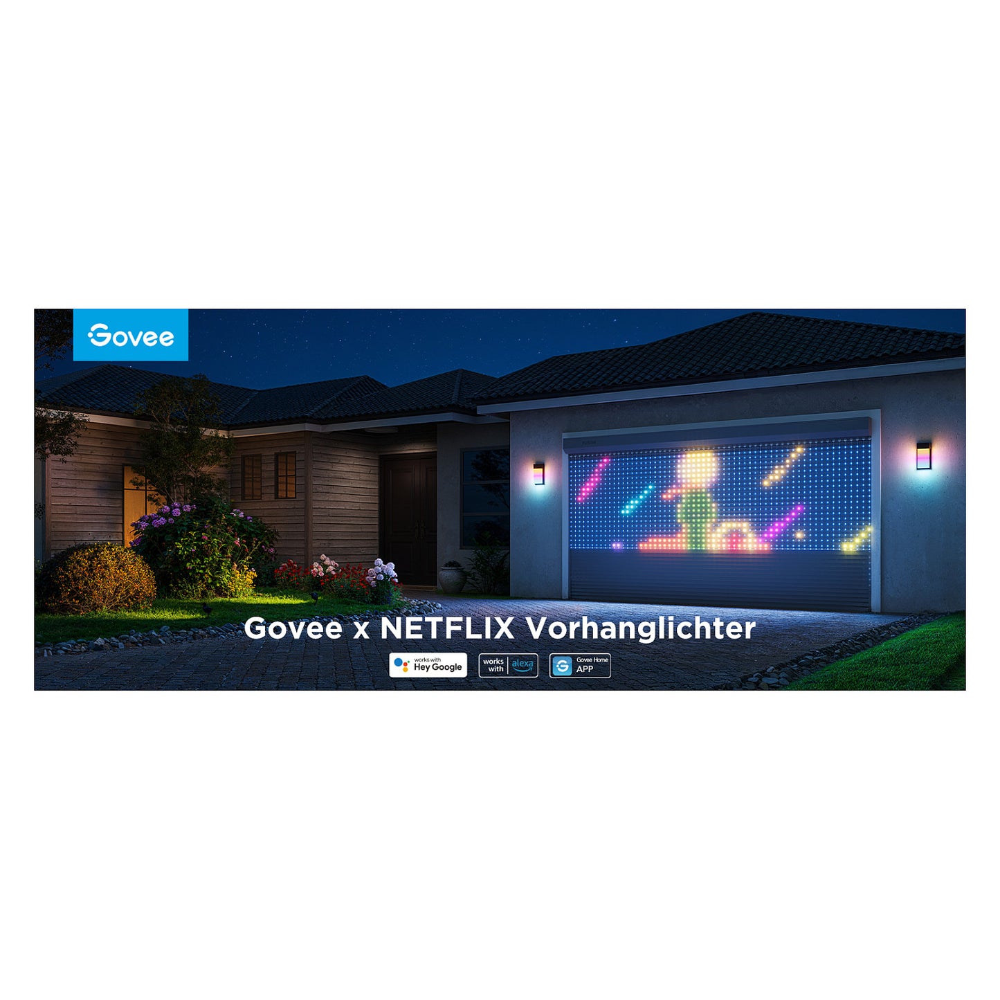 Govee Netflix WIFI & Bluetooth Curtain Lighting