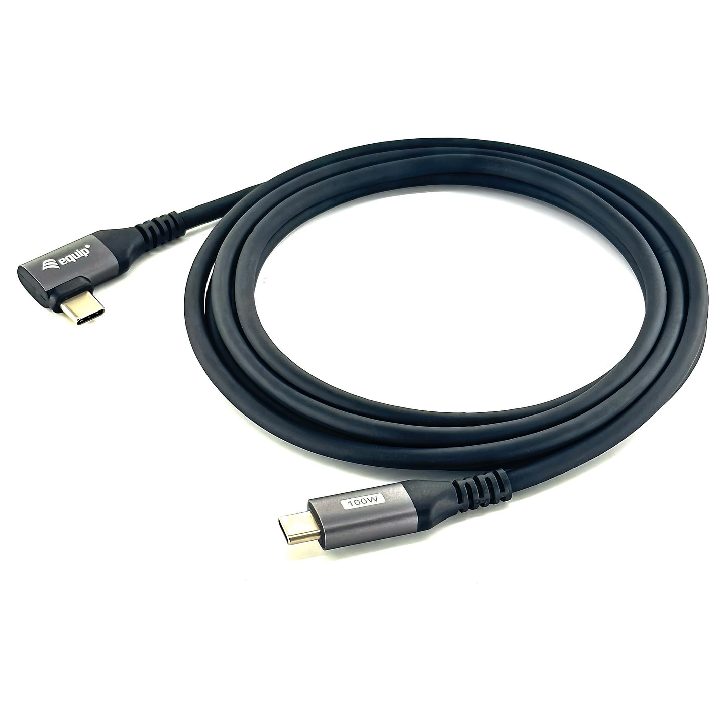Equip Kabel USB-C 2.0 -> C wink. St/St 2.00m 5A 480Mbps sw