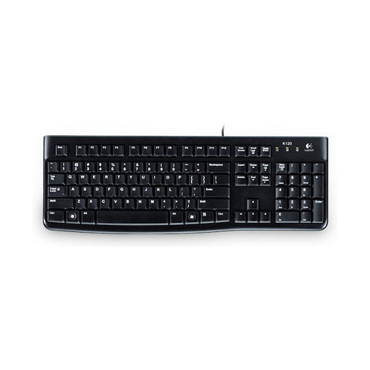 Logitech K120 USB Black QWERTZ DE