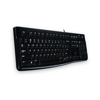 Logitech K120 oem USB Black QWERTZ DE