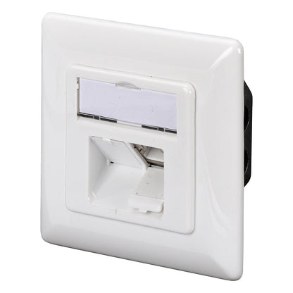 DIGITUS Aufputzdose Cat5e 2xRJ45 geschirmt Signalweiß