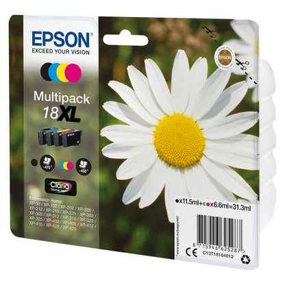 Epson Tinte 3LB 18XL ink cartridge black and tri-colour high capacity 31.3ml 1-pack blister without alarm
