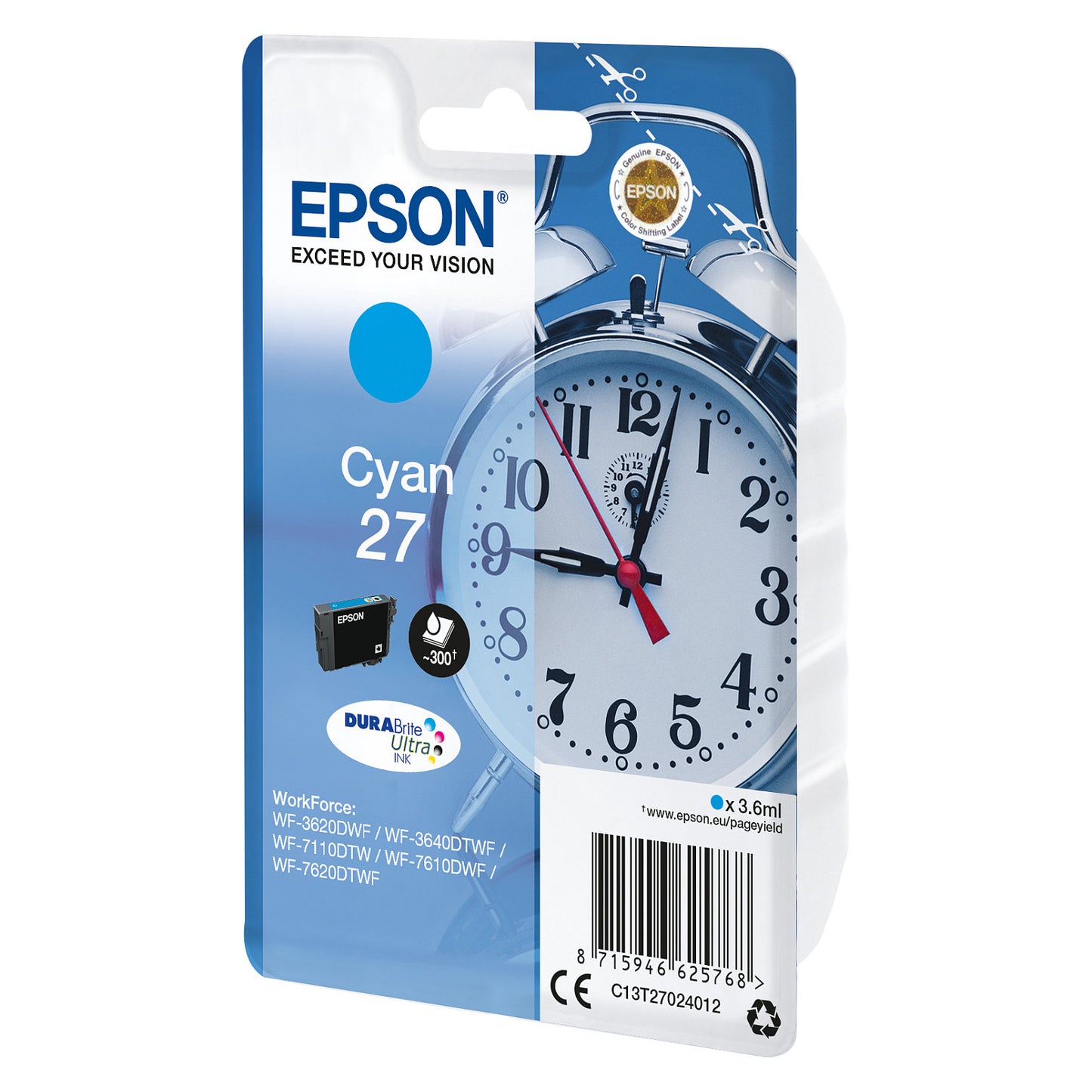 Epson 27 cyan Blister T2702 NEUE VERPACKUNG
