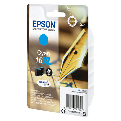 Epson Tinte 16XL C13T16324012 Cyan bis zu 450 Seiten