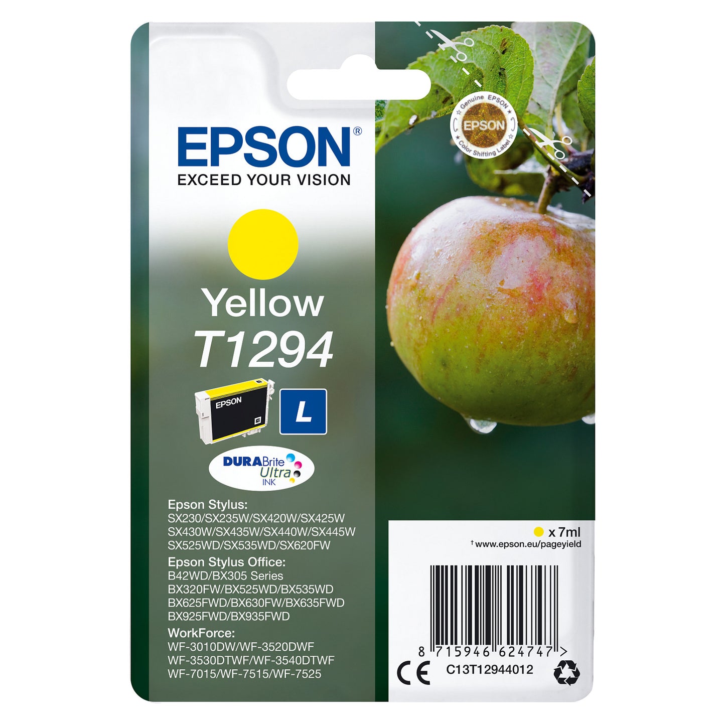 Epson T1294 yellow NEUE VERPACKUNG