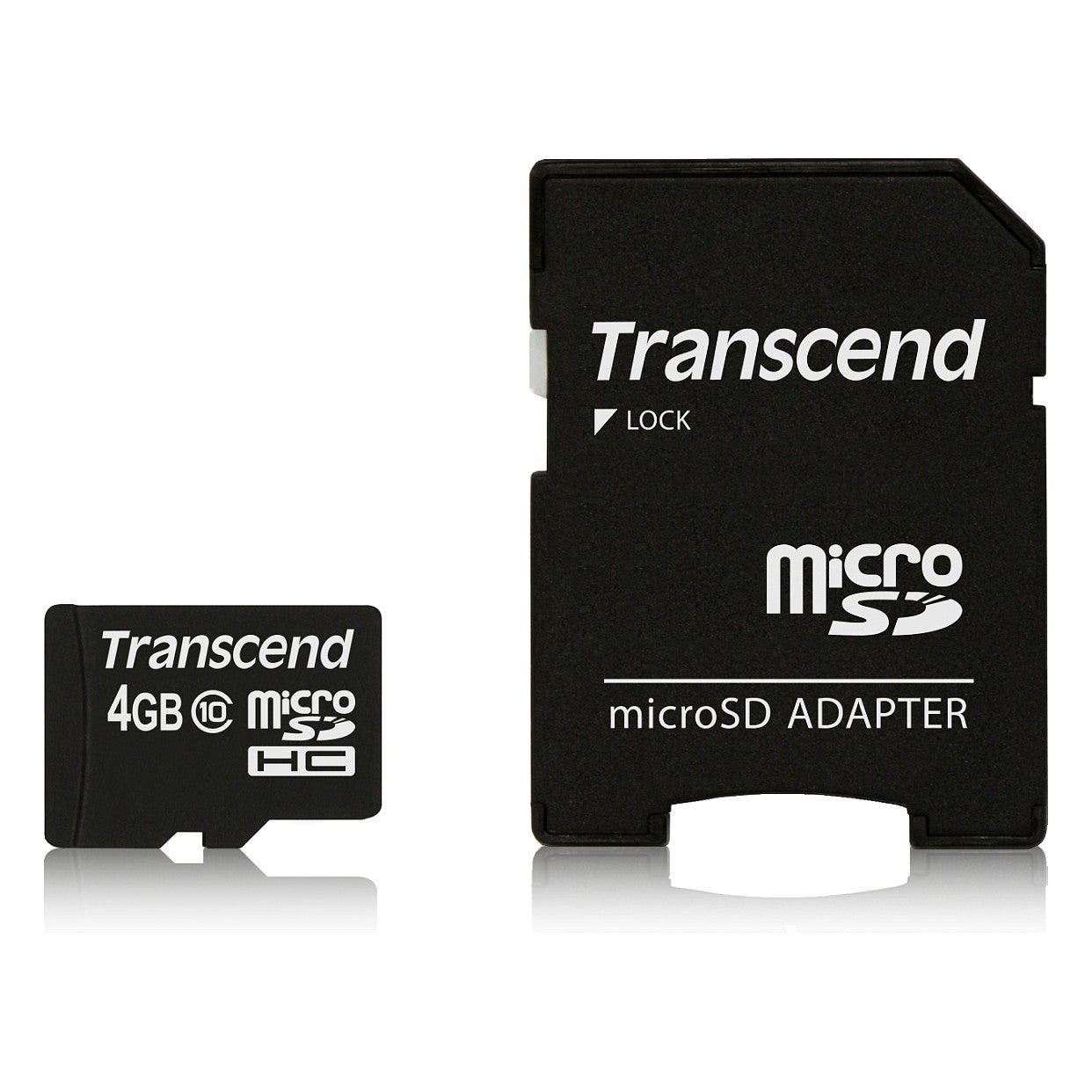 CARD 4GB Transcend Premium MicroSDHC 45MB/s +Adapter