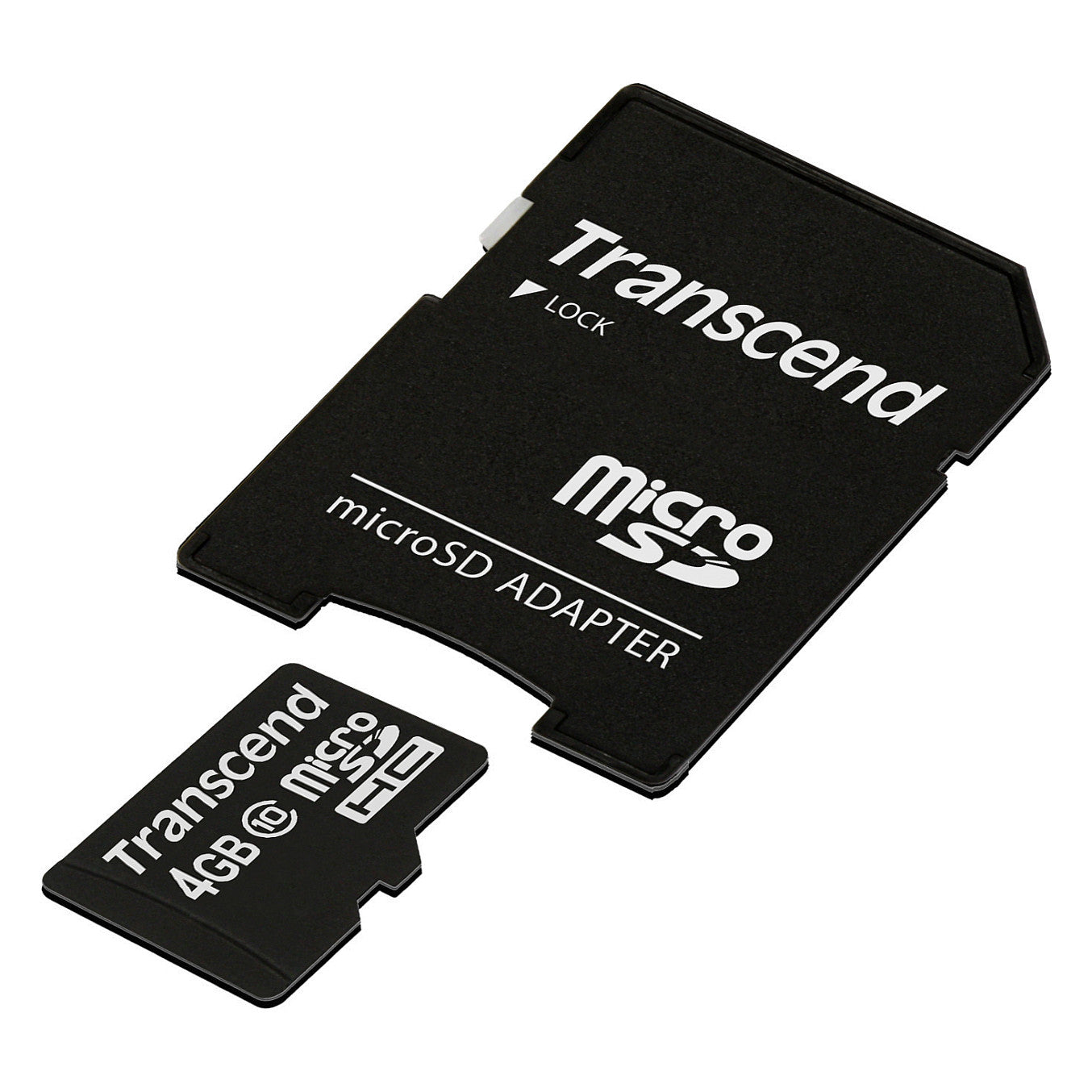CARD 4GB Transcend Premium MicroSDHC 45MB/s +Adapter