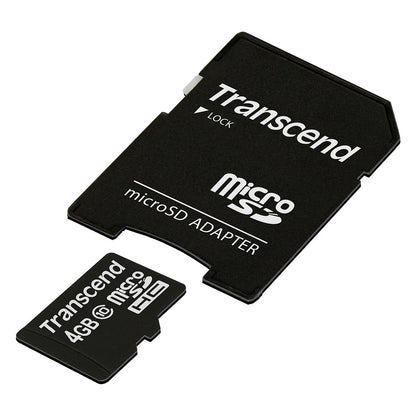 CARD 4GB Transcend Premium MicroSDHC 45MB/s +Adapter