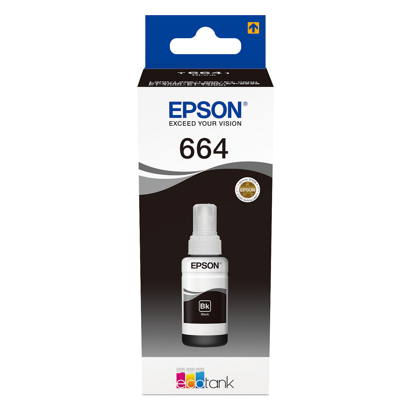 Epson Tinte1LB T6641 ink cartridge black 70ml 1-pack (A)