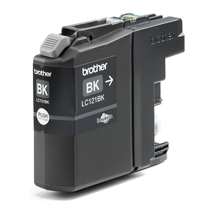 Brother Tinte LC-121BK Schwarz bis zu 300 Seiten nach ISO/IEC 24711