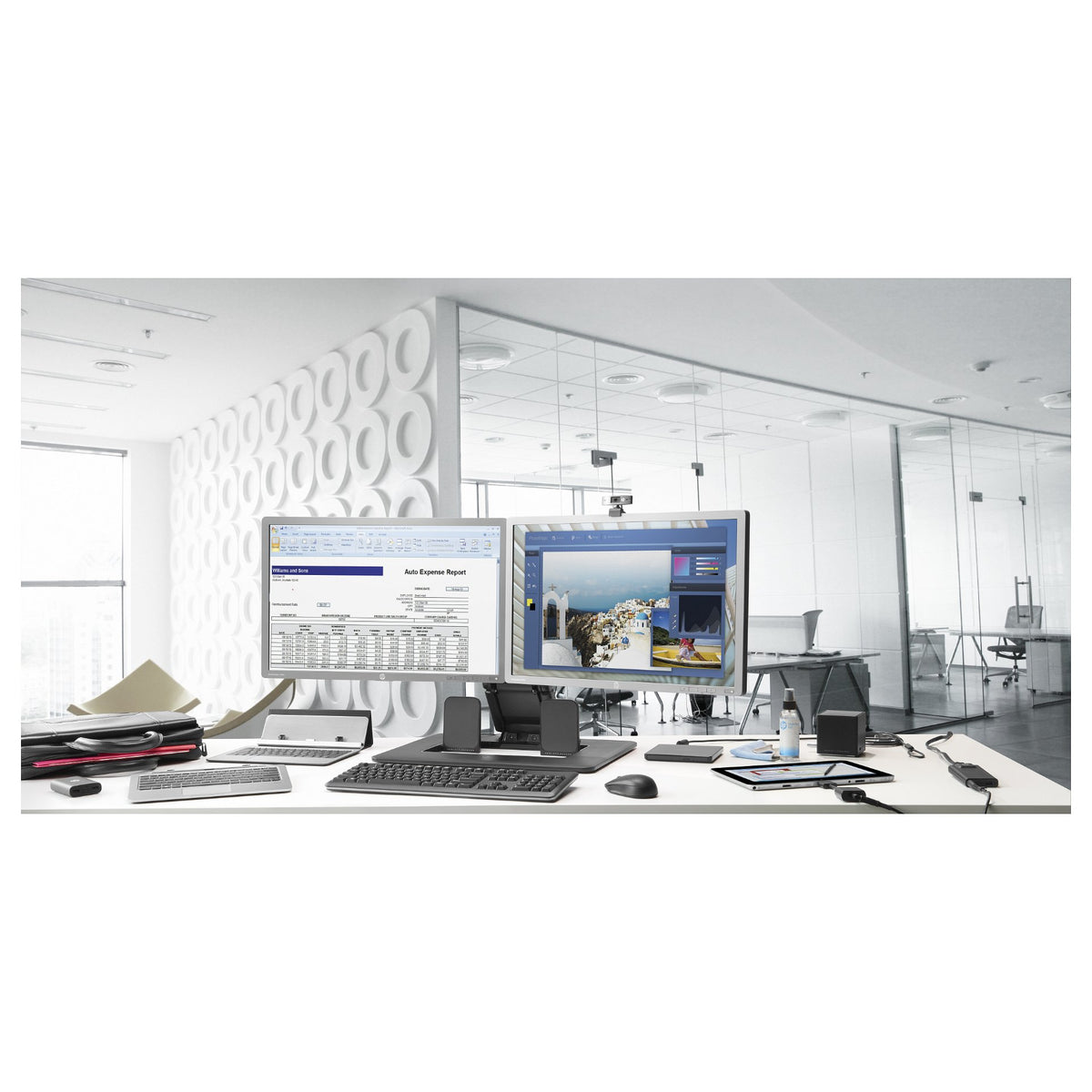 HP USB-DVD RW Laufwerk, externer DVD-Brenner (schwarz, USB)