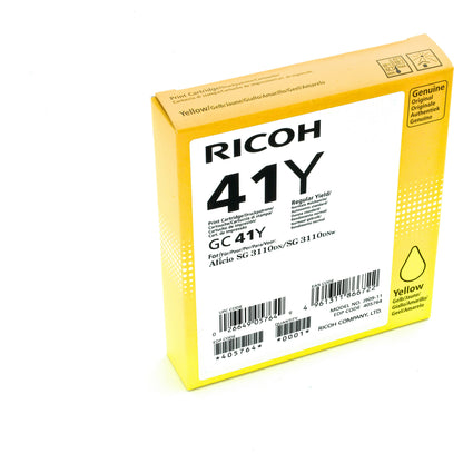 Ricoh Tinte 405764 gelb GC41Y bis zu 2.200 Seiten ISO/IEC 24711