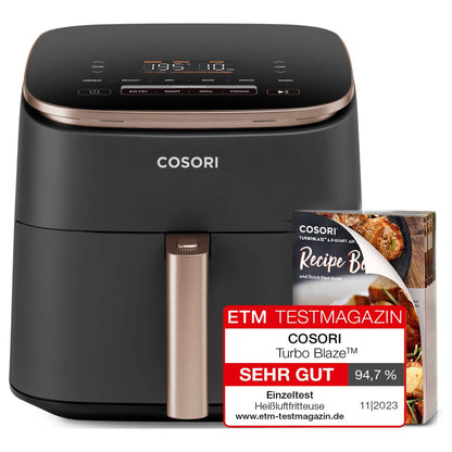 Cosori Turbo Blaze Heißluftfritteuse Schwarz