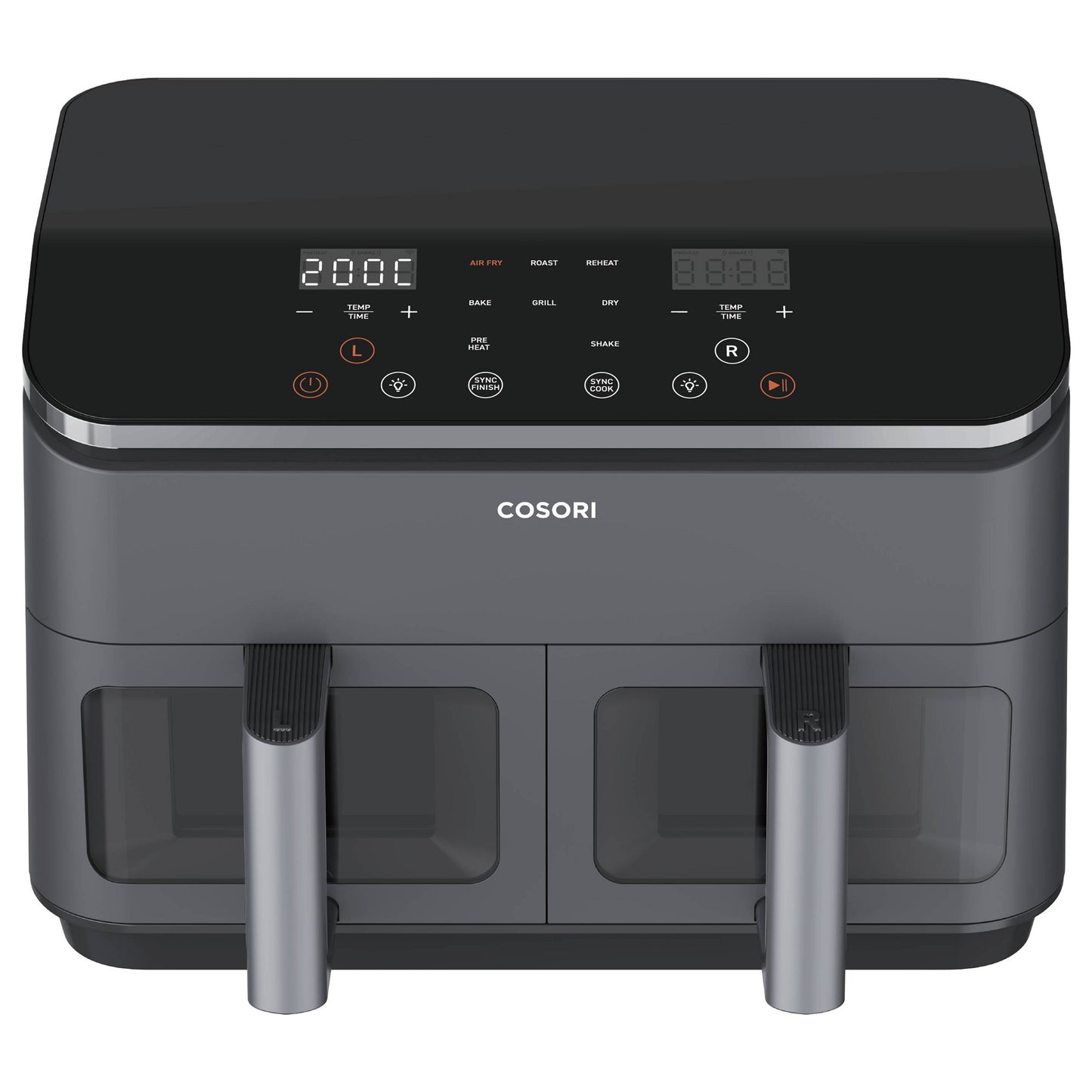 Cosori Dual Basket Heißluftfritteuse Schwarz