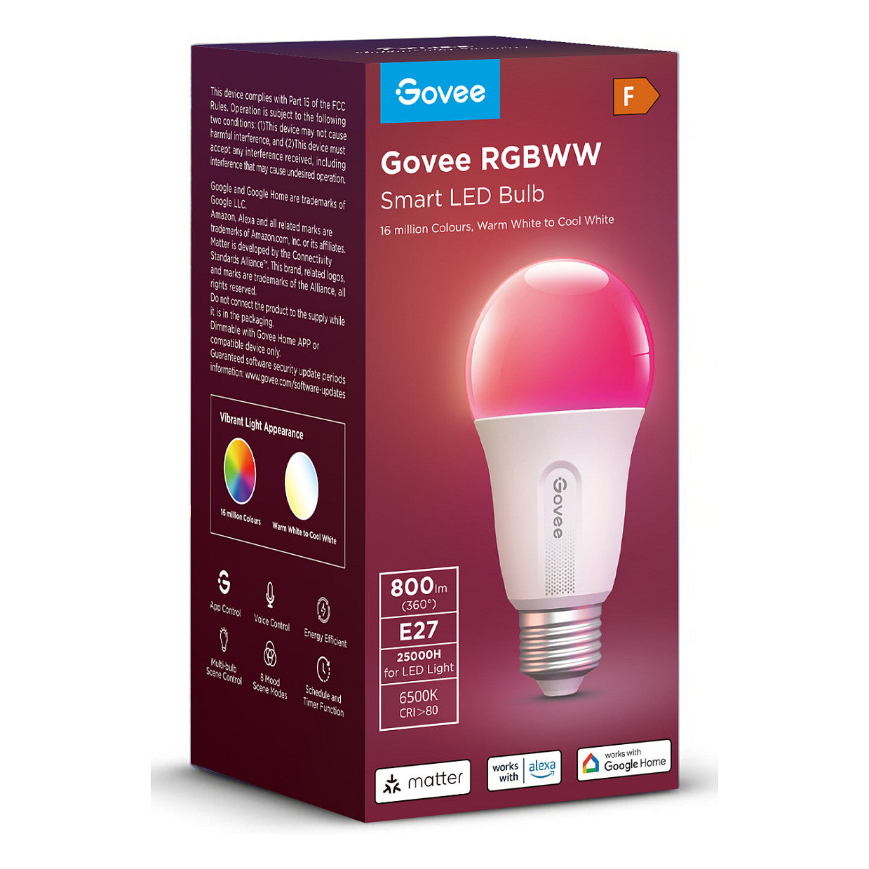 Govee Smart Wifi&BLE Light Bulb 800lm