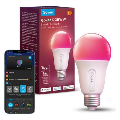 Govee Smart Wifi&BLE Light Bulb 800lm
