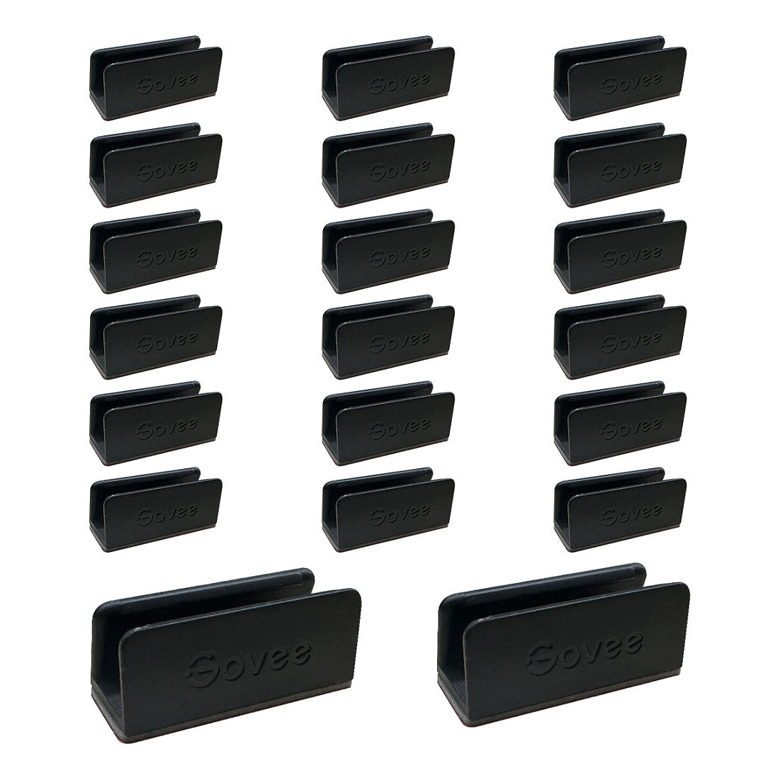 Govee Neon Rope Light 2 Bracket 20 pcs Black